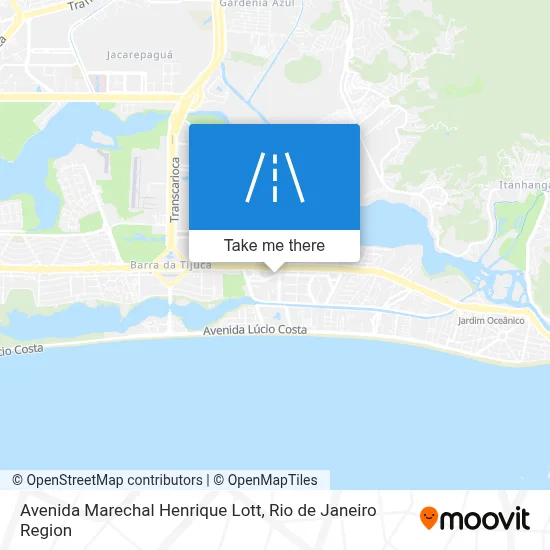 Avenida Marechal Henrique Lott map