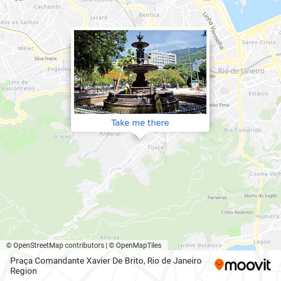 Mapa Praça Comandante Xavier De Brito