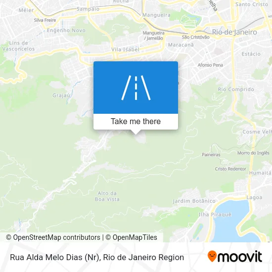 Rua Alda Melo Dias (Nr) map