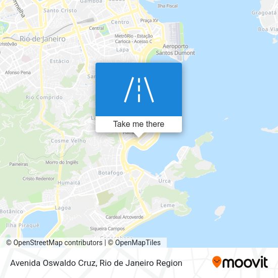 Avenida Oswaldo Cruz map