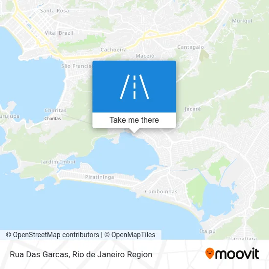 Rua Das Garcas map