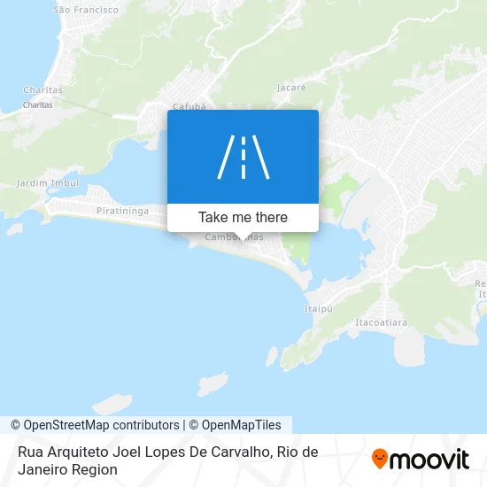 Rua Arquiteto Joel Lopes De Carvalho map