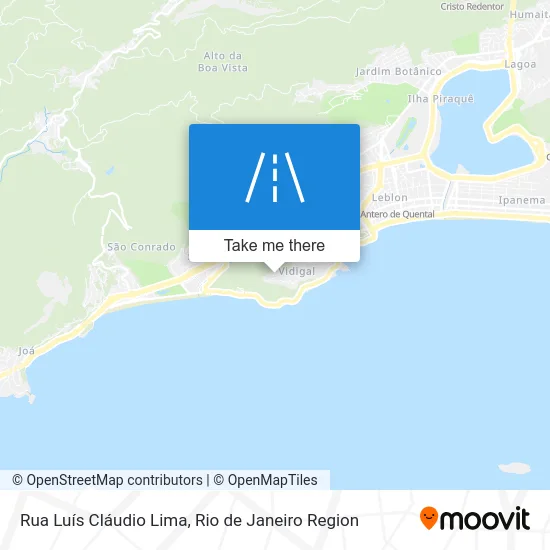 Rua Luís Cláudio Lima map