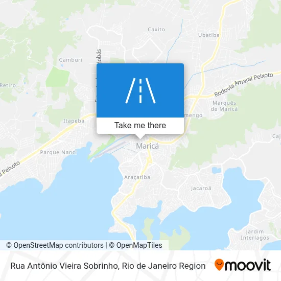 Rua Antônio Vieira Sobrinho map