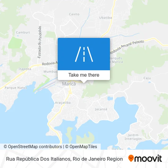 Rua República Dos Italianos map