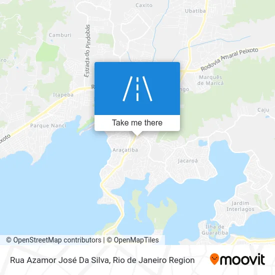 Rua Azamor José Da Silva map