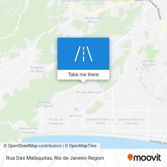 Rua Das Malaquitas map