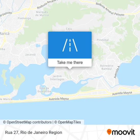 Rua 27 map