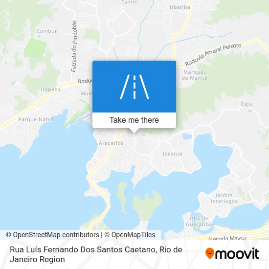 Rua Luís Fernando Dos Santos Caetano map
