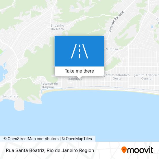 Rua Santa Beatriz map