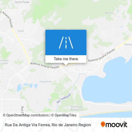 Rua Da Antiga Via Ferrea map