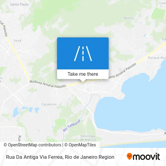 Rua Da Antiga Via Ferrea map