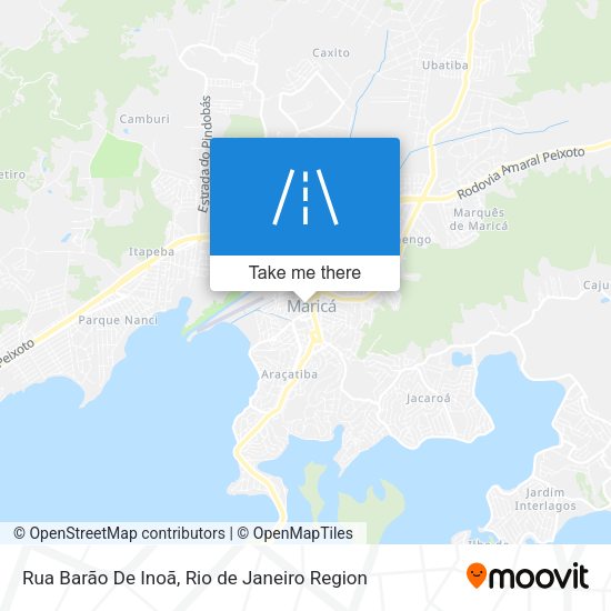 Rua Barão De Inoã map