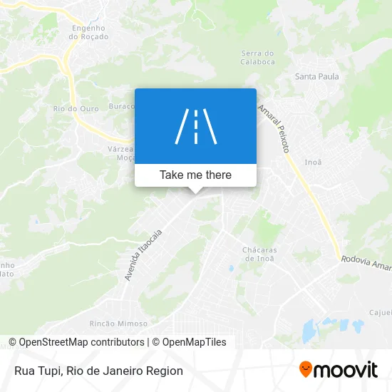Rua Tupi map