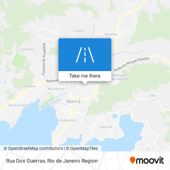 Rua Dos Guerras map