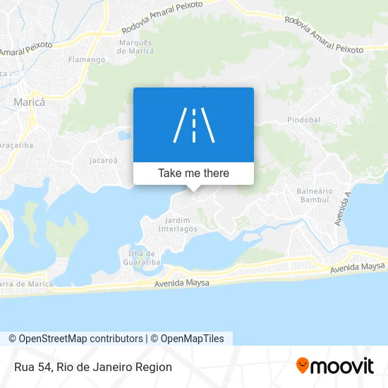 Rua 54 map