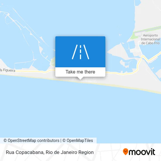Rua Copacabana map
