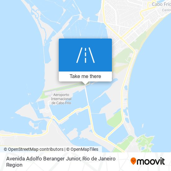 Mapa Avenida Adolfo Beranger Junior