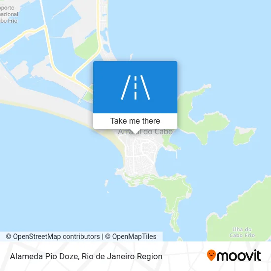 Alameda Pio Doze map