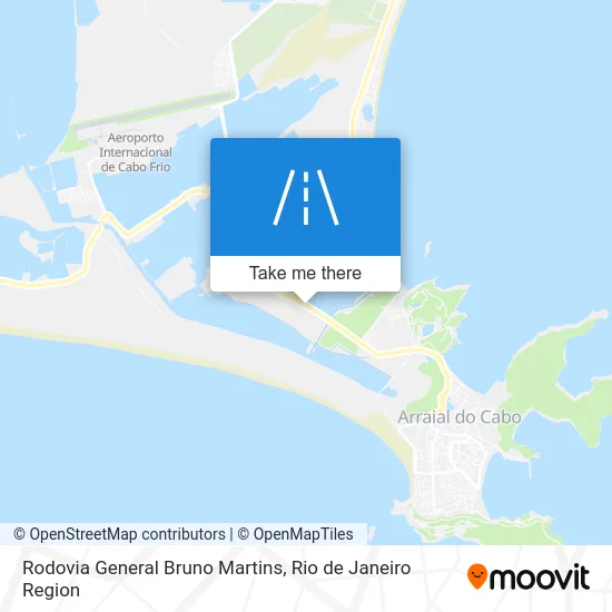 Rodovia General Bruno Martins map