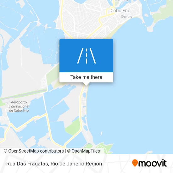 Rua Das Fragatas map