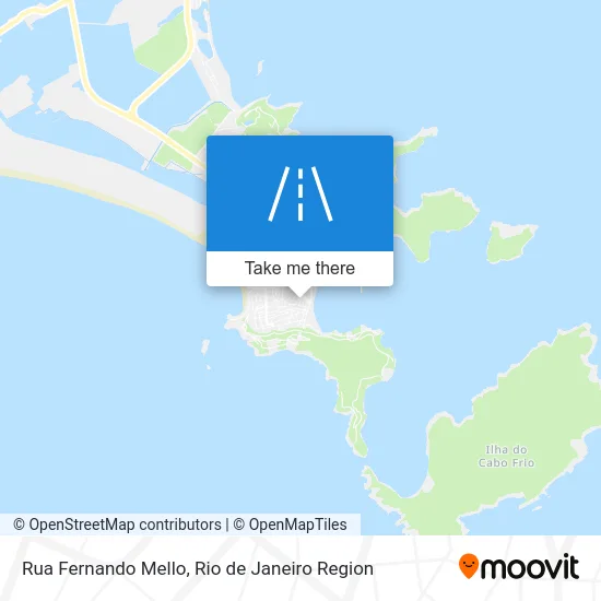 Rua Fernando Mello map