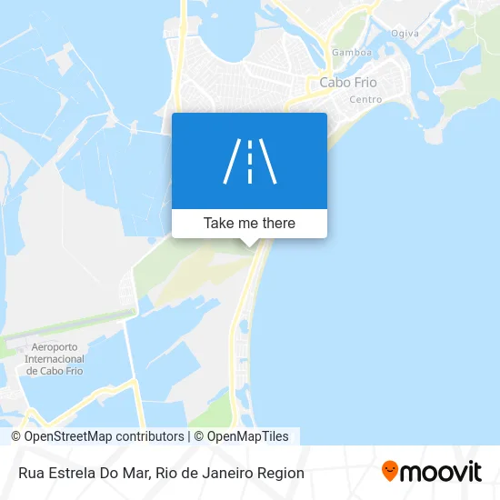Rua Estrela Do Mar map