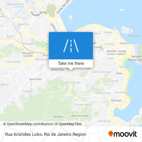 Rua Aristides Lobo map