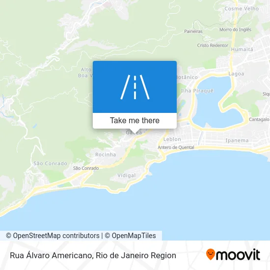 Rua Álvaro Americano map