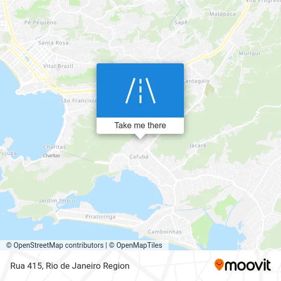 Rua 415 map