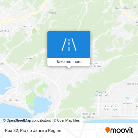 Rua 32 map