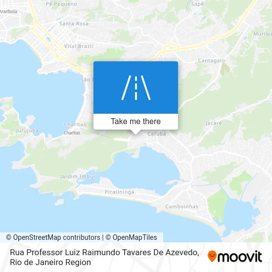 Rua Professor Luiz Raimundo Tavares De Azevedo map