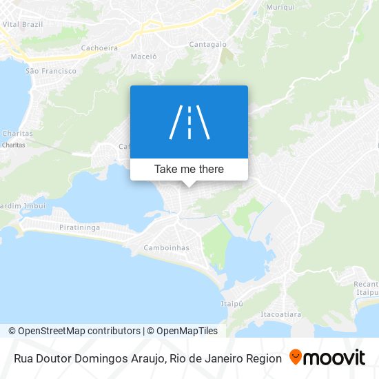 Mapa Rua Doutor Domingos Araujo