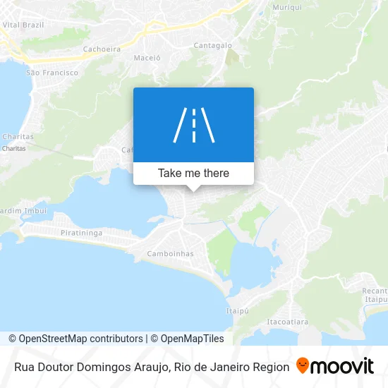 Rua Doutor Domingos Araujo map