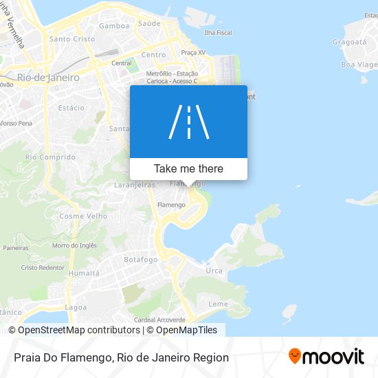 Praia Do Flamengo map