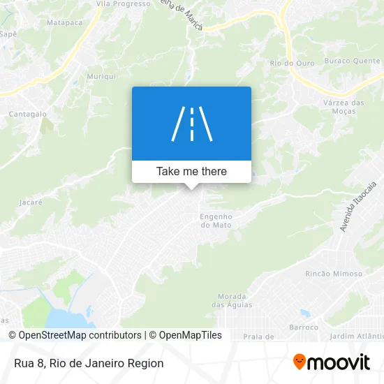 Rua 8 map