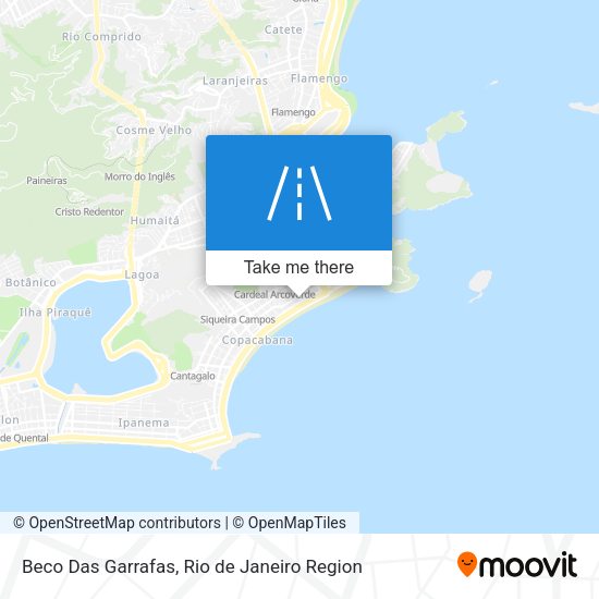 Beco Das Garrafas map