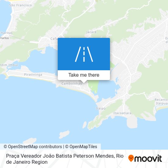 Praça Vereador João Batista Peterson Mendes map