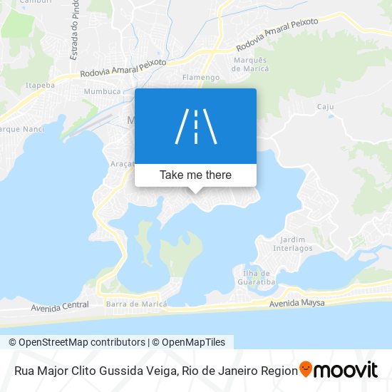 Rua Major Clito Gussida Veiga map