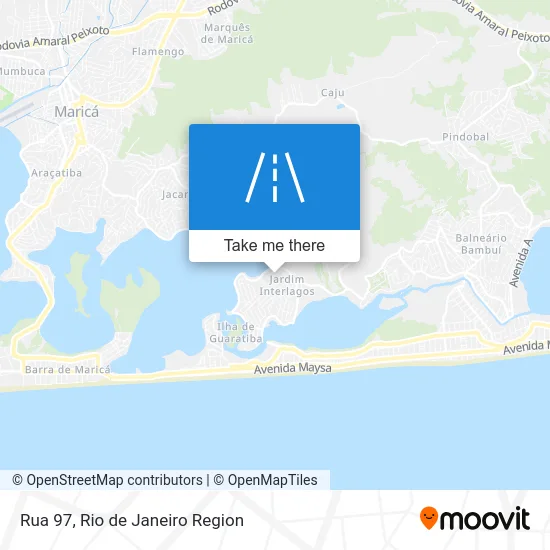 Rua 97 map