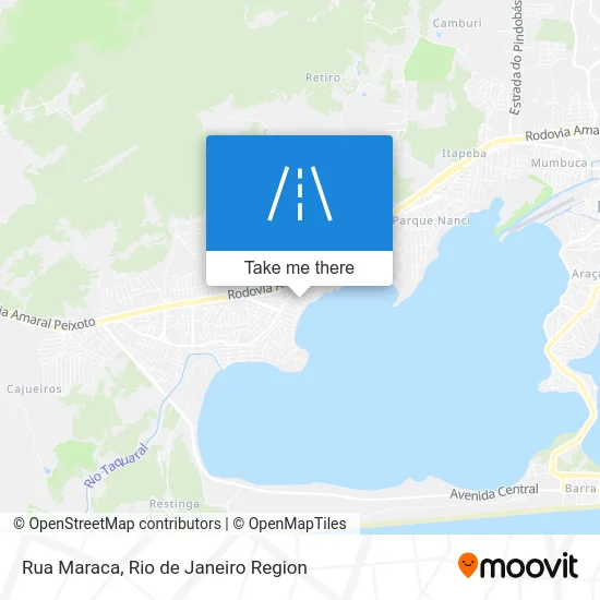 Rua Maraca map