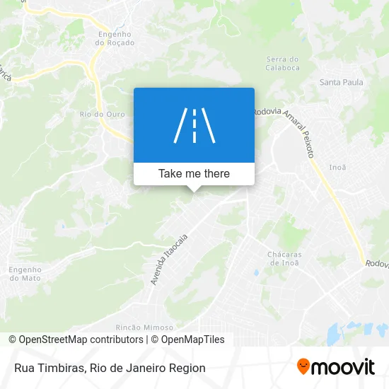 Rua Timbiras map