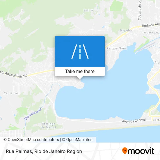 Rua Palmas map
