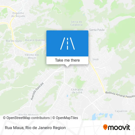 Rua Maua map