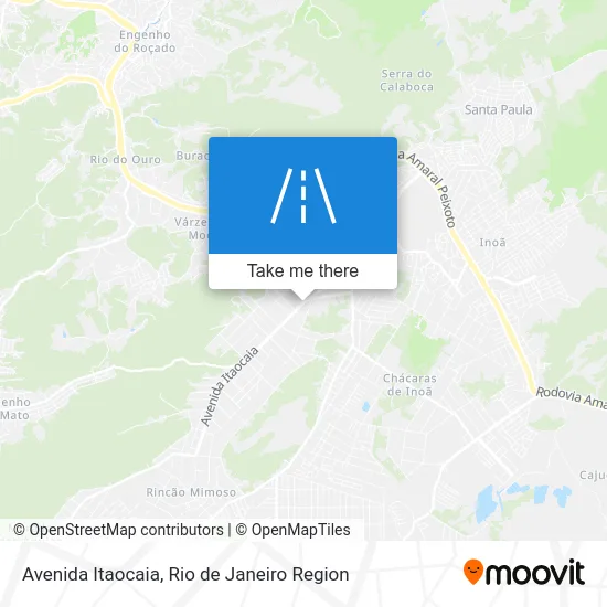 Avenida Itaocaia map