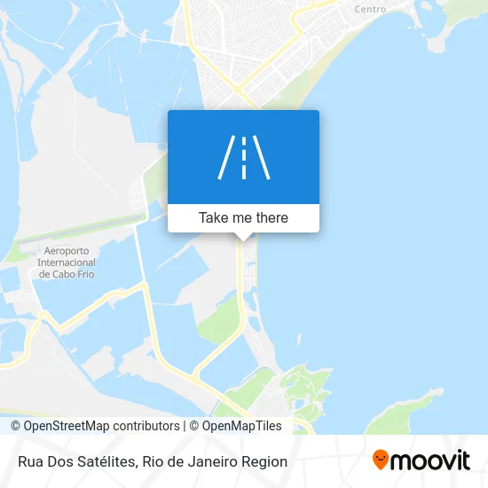 Rua Dos Satélites map