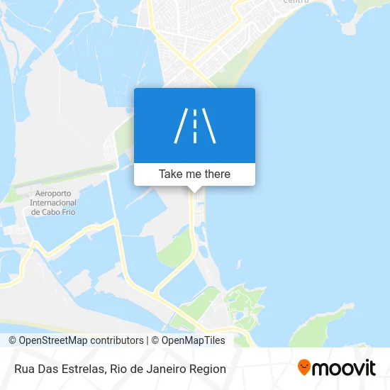 Rua Das Estrelas map