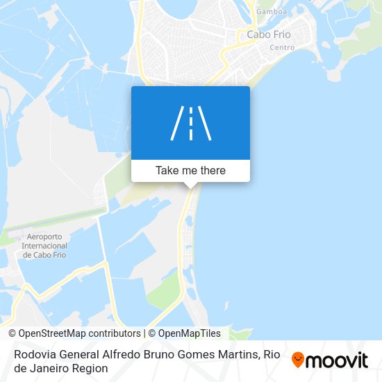 Rodovia General Alfredo Bruno Gomes Martins map