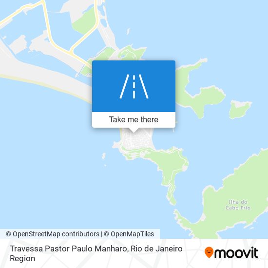 Mapa Travessa Pastor Paulo Manharo