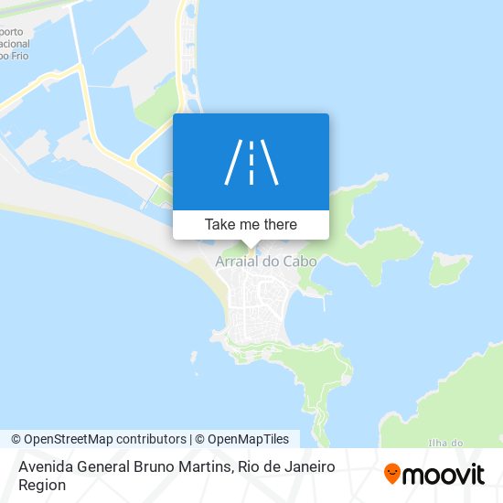 Mapa Avenida General Bruno Martins